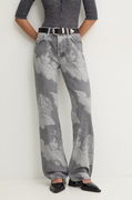 High Waist Angel Print Jeans