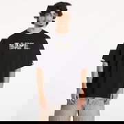 A BATHING APE Rhinestone Logo Relaxed Fit Short Sleeve Tee Black