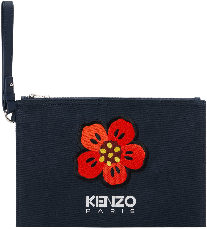 Kabelka KENZO Paris Large Boke Flower Pouch Navy | FD65PM902F34, 0