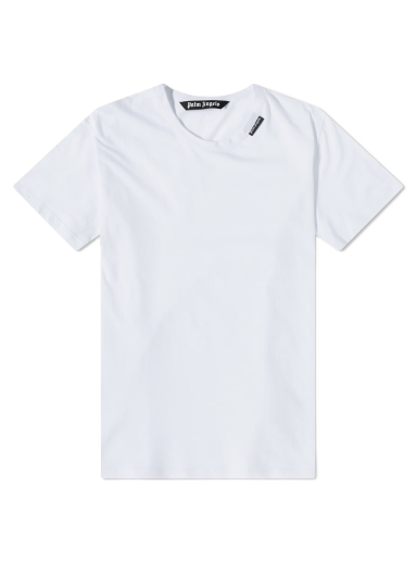 Tričko Palm Angels Esssntials Logo Tee Biela | PMUG001C99FAB0010110