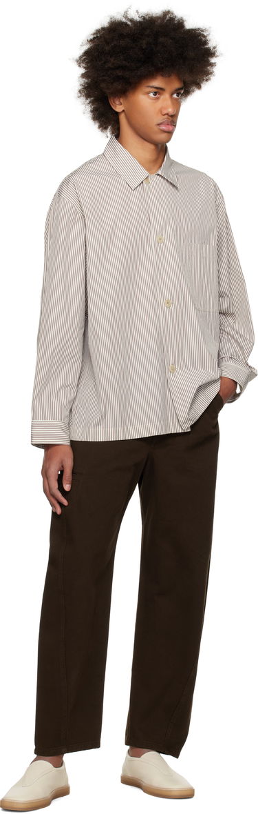 Košeľa LEMAIRE Lemaire Striped Pyjama Shirt Béžová | SH1131 LF1313, 3