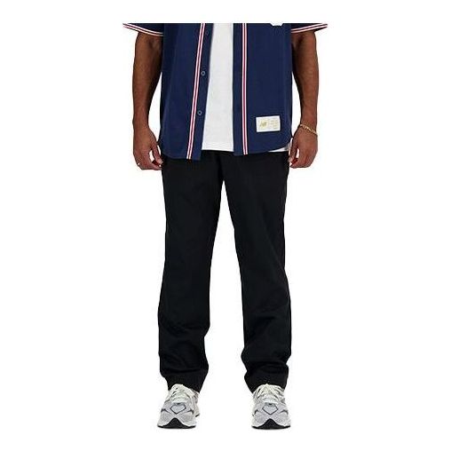 Nohavice New Balance Icon Twill Tapered Pants Čierna | AMP41575-BK