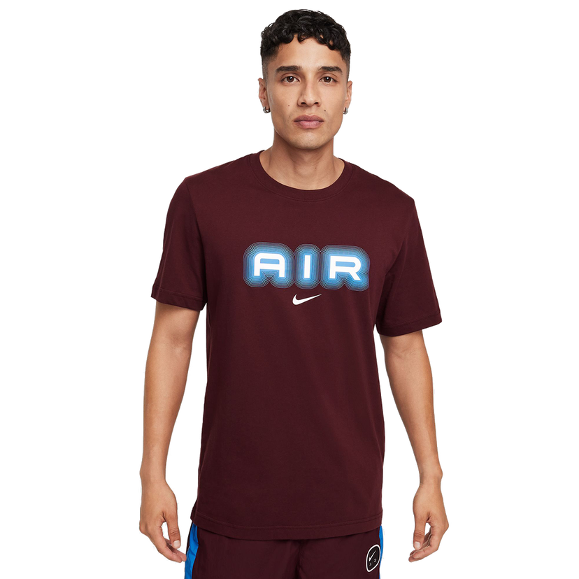 Tričko Nike NSW AIR Graphic T-Shirt Vínová | HM0185-652