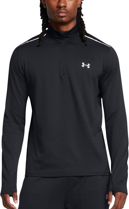 Tričko Under Armour 1/4 Zip Long Sleeve Shirt Čierna | 1387793-001, 0