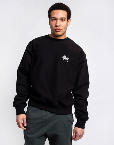 Mikina Stüssy Basic Crew Čierna | 1914762, 2