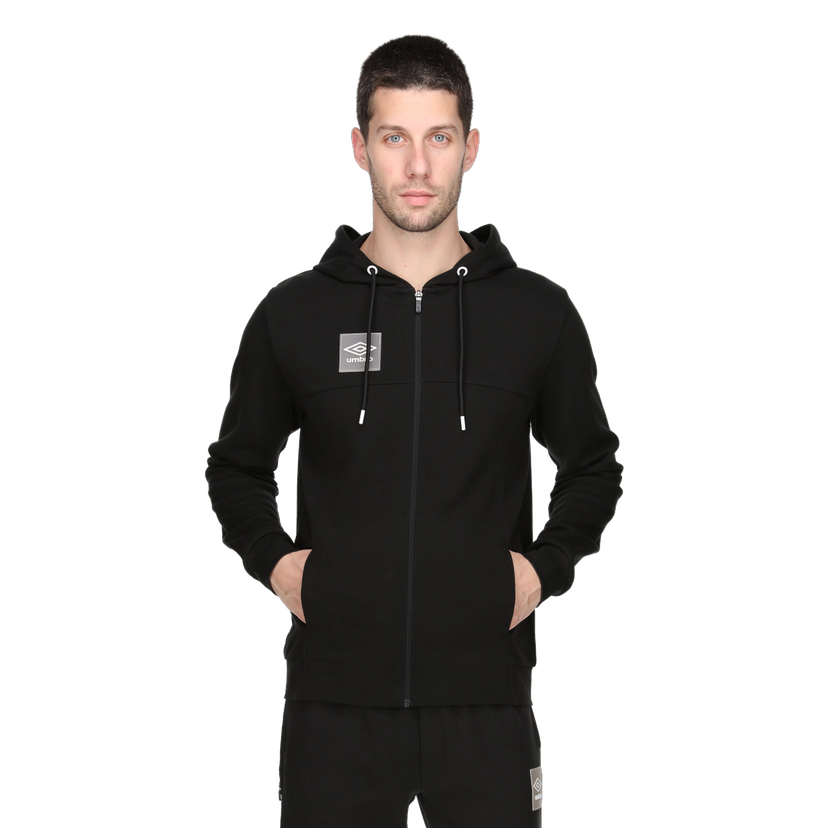 Mikina Umbro Full-Zip Hoodie BASIC 2 Čierna | UMA241M610-01