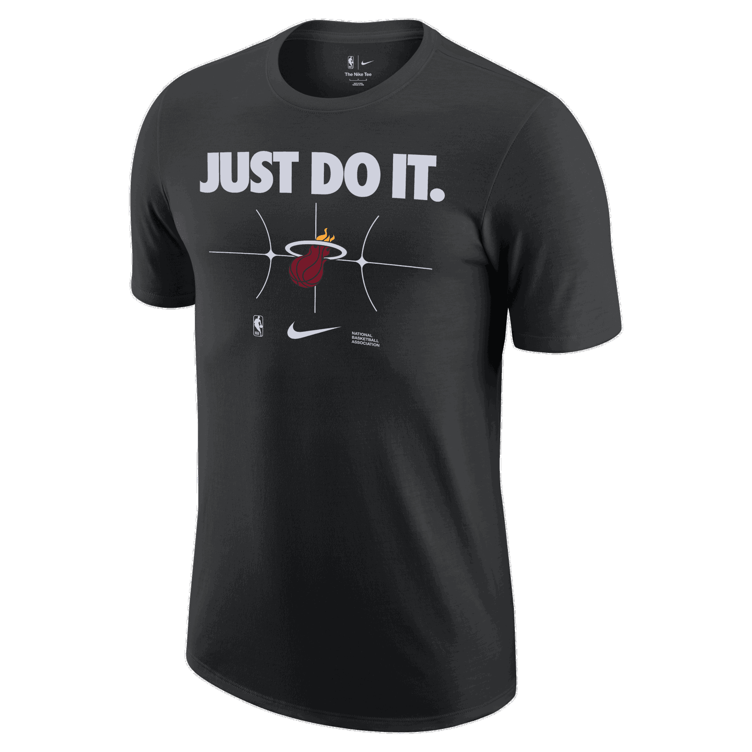 Tričko Nike NBA MIAMI HEAT ESSENTIAL JUST DO IT T-SHIRT, black Čierna | FQ6286-010, 1