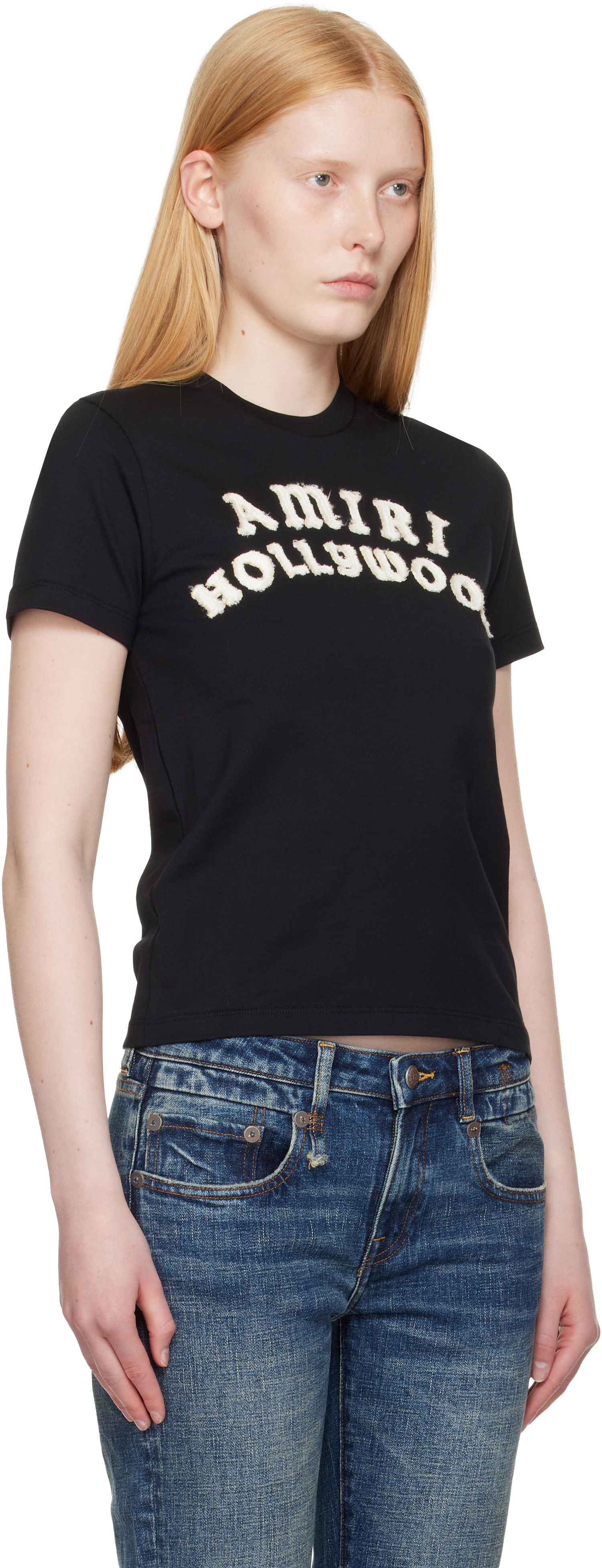 Tričko AMIRI Amiri Hollywood T-Shirt Čierna | AWJYTE1062, 1
