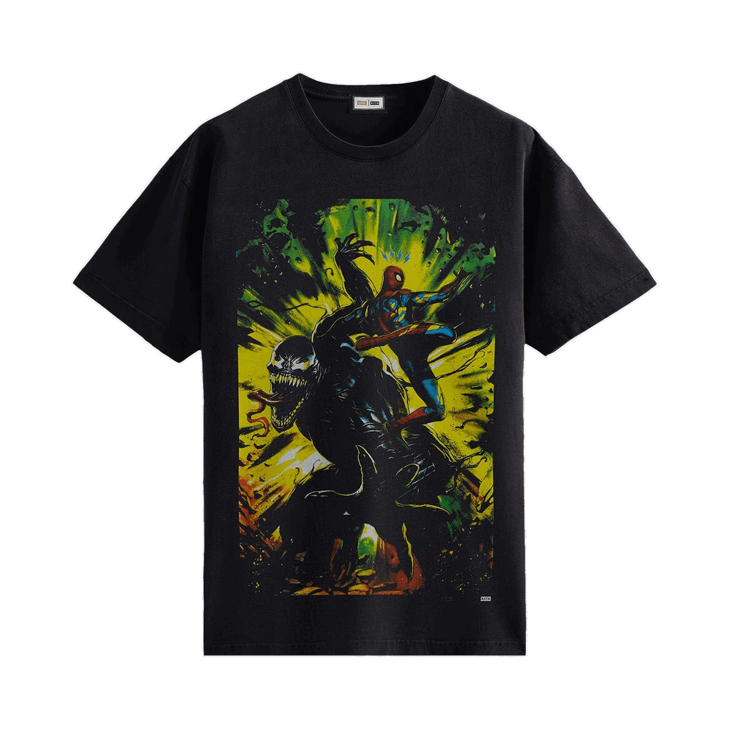 Tričko KITH For Spider-Man Venom Battle Vintage Tee Čierna | KHM030610 001, 0