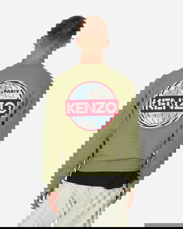 Sveter KENZO Travel Sage Zelené | FD65SW0894ME 61, 3