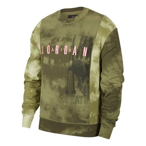 Sveter Jordan Jordan Sport DNA Embroidered Camouflage Sweatshirt Zelené | CD5733-375
