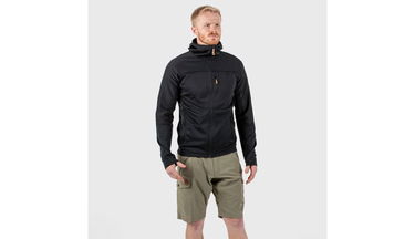 Mikina FJÄLLRÄVEN Abisko Trail Hooded Fleece Čierna | F82257-550, 3