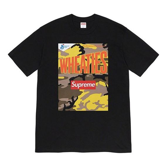 Tričko Supreme Wheaties Crossover Printed T-Shirt Čierna | SUP-SS21-594