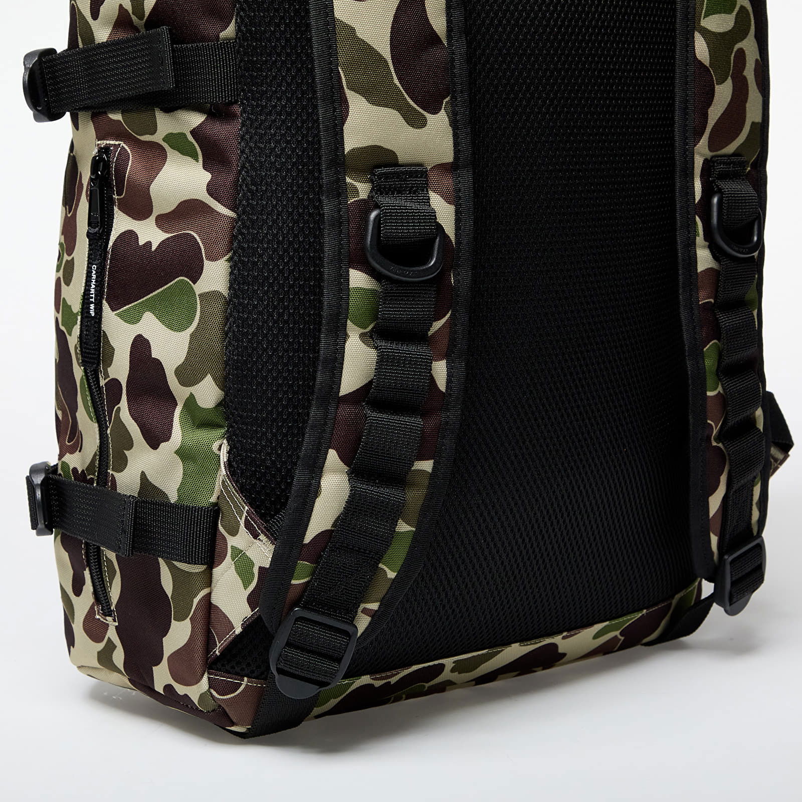 Camouflage Print Roll-Top Backpack