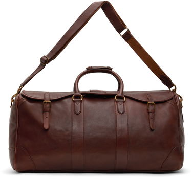 Cestovná taška Polo by Ralph Lauren Ralph Lauren Heritage Leather Duffle Bag Hnedá | 405946034001, 0