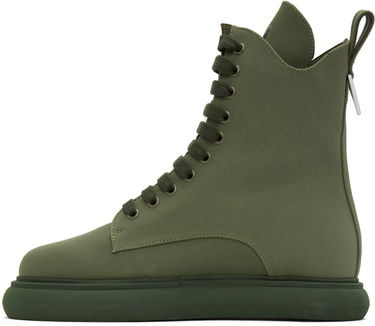 Oblečenie The Attico Attico Selene Canvas Ankle Boots Zelené | 221WS443 C008, 2