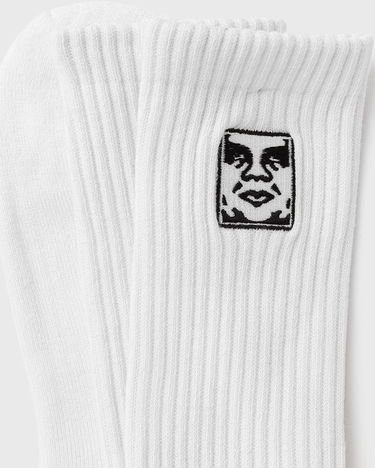 Ponožky OBEY Obey Icon Face Socks Biela | 100260193-WHT, 1