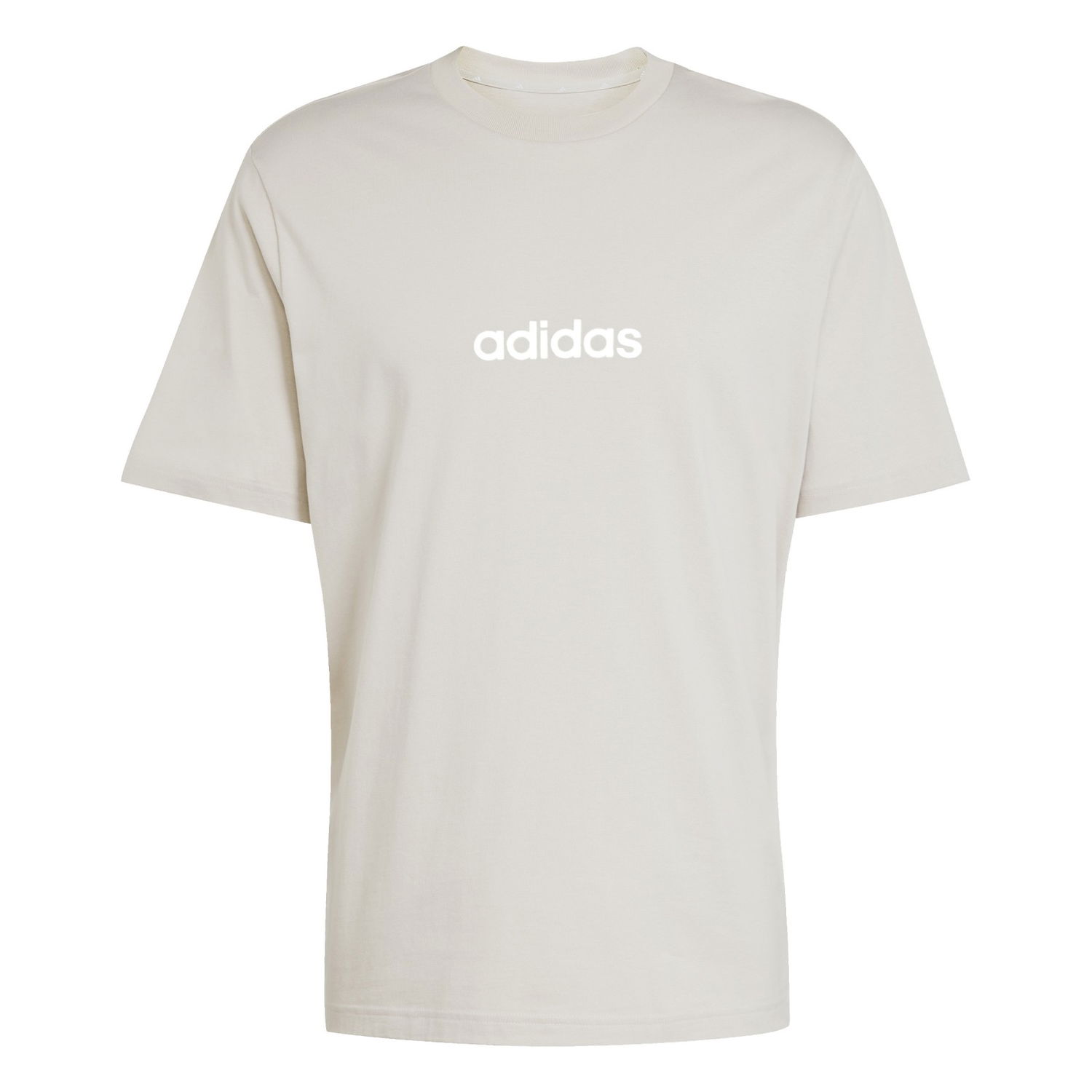 Tričko adidas Performance Linear Short Sleeve T-Shirt Béžová | JE9007, 1