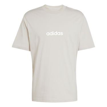 Tričko adidas Performance Linear Short Sleeve T-Shirt Béžová | JE9007, 1