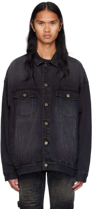 Bunda We11done Oversized Denim Jacket Čierna | WD-DJ2-24-353-U-BK, 0