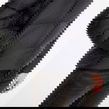 Prešívaná bunda Emporio Armani Hooded Puffer Mountain Polar Jacket Big Logo Čierna | 7M000694AF15956UC001, 2