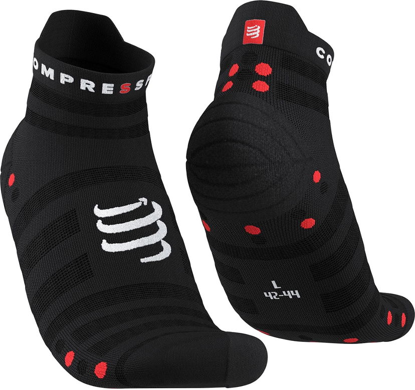 Ponožky Compressport Pro Racing Socks v4.0 Ultralight Run Low Socks Čierna | xu00051b-906