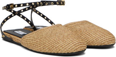 Doplnky Alaïa ALAÏA Paper Straw Ballerina Flats Béžová | AA3S127TK036, 3