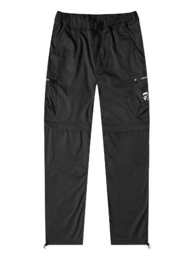 Nohavice BAPE Side Pocket Detachable Relaxed Fit Pant Black Čierna | 001PTI801007M-BLK