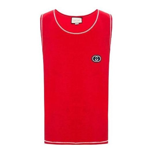 Tielko Gucci Sleeveless Top Červená | 599351-XJB1L-6229