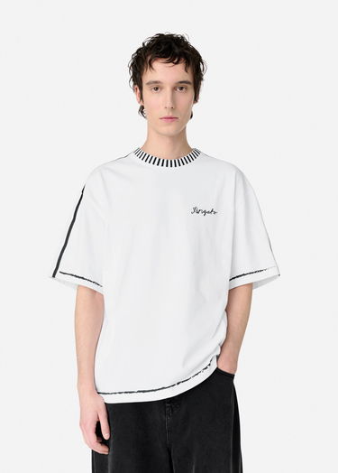 Tričko AXEL ARIGATO Seam Relaxed Fit T-Shirt Biela | A2975002, 7