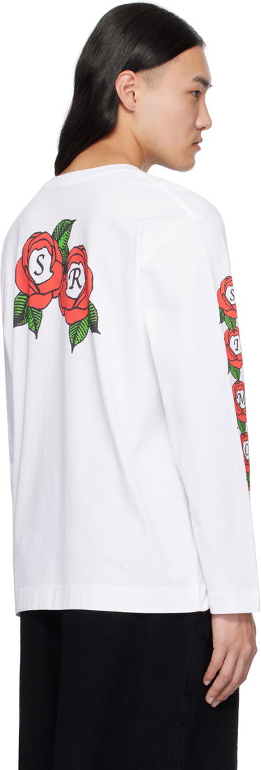 Tričko Simone Rocha Simone Rocha Cluster Rose Logo Print T-shirt Biela | 5194P33P34-M 0569, 2