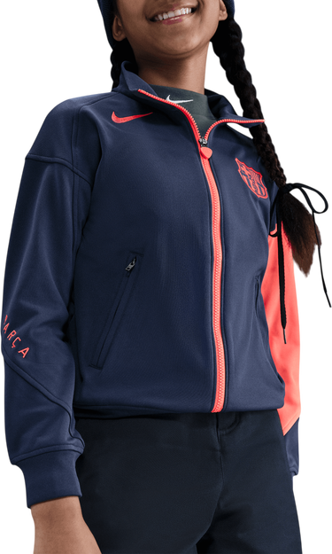 Bunda Nike Dri-FIT Total 90 FC Barcelona Soccer Anthem Jacket Navy | hm4179-410, 0