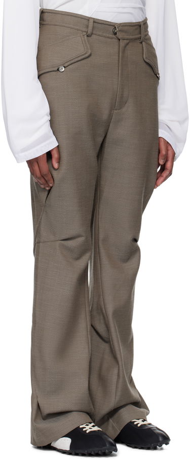 Nohavice KIKO KOSTADINOV Kiko Kostadinov Alec K-Dart Trousers Šedá | KKSS25T05-17, 1