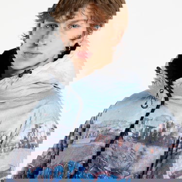 Prešívaná bunda Wasted Paris Elevation Puffer Cityscape Graffiti Print L Rôznofarebný | WP_000318, 2