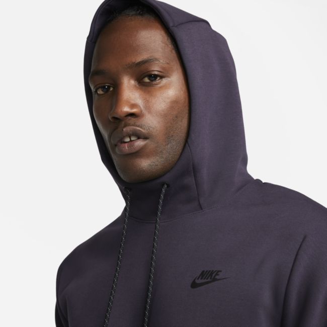 Mikina Nike Sportswear Tech Fleece Pullover Hoodie Fialová | DD5174-540, 1