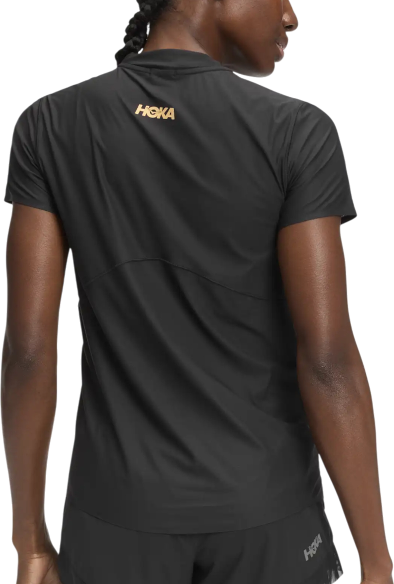 Tričko Hoka One One Airolite Short Sleeve T-Shirt 2.0 Čierna | 1175774-bkgd, 1