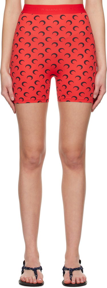 Šortky Marine Serre Marine Serre Moon Jersey Sport Shorts Červená | WSH007A CJER0001, 0