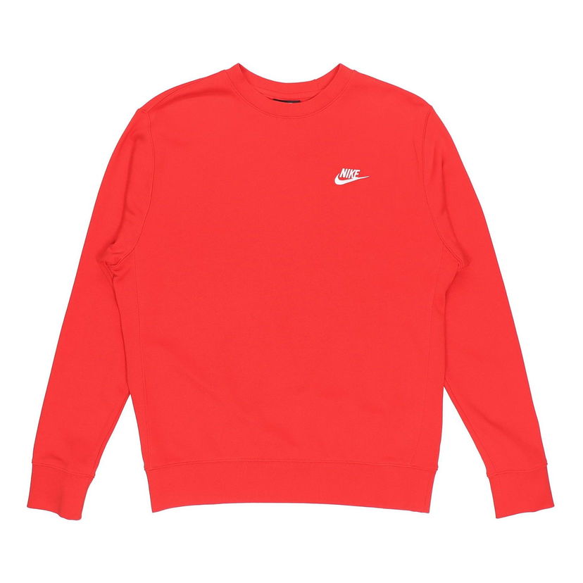 Sveter Nike Sportswear Club French Terry Sweatshirt Červená | BV2667-657