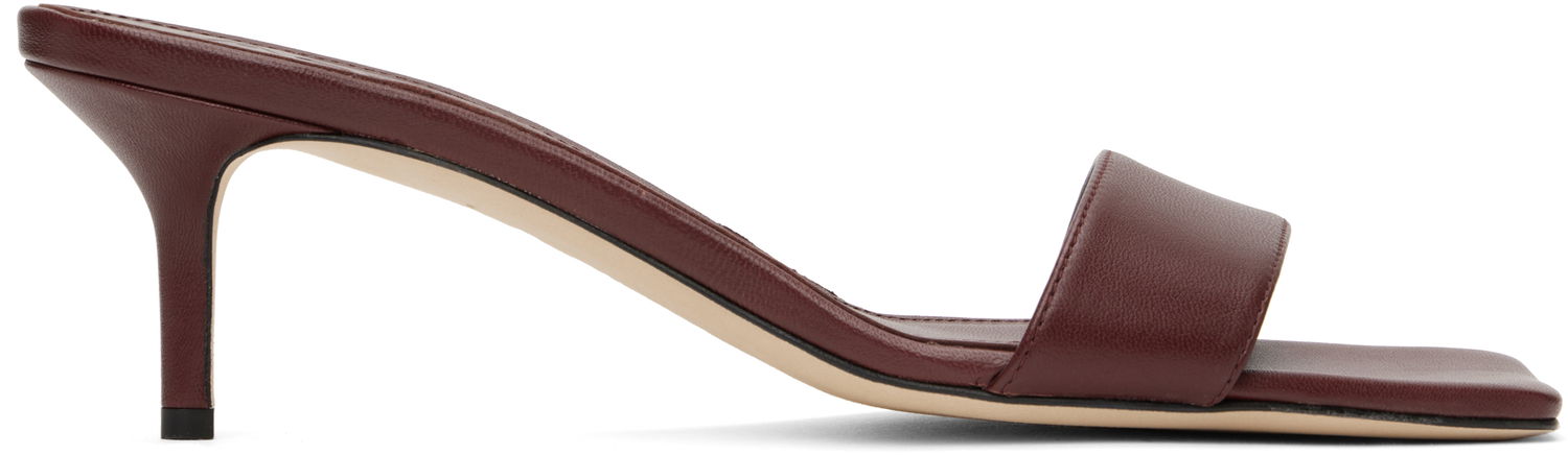 Doplnky Aeyde Aeyde Ilvy Leather Mules Vínová | A11-HS-GAIS55TB155-SS25-955-007, 0