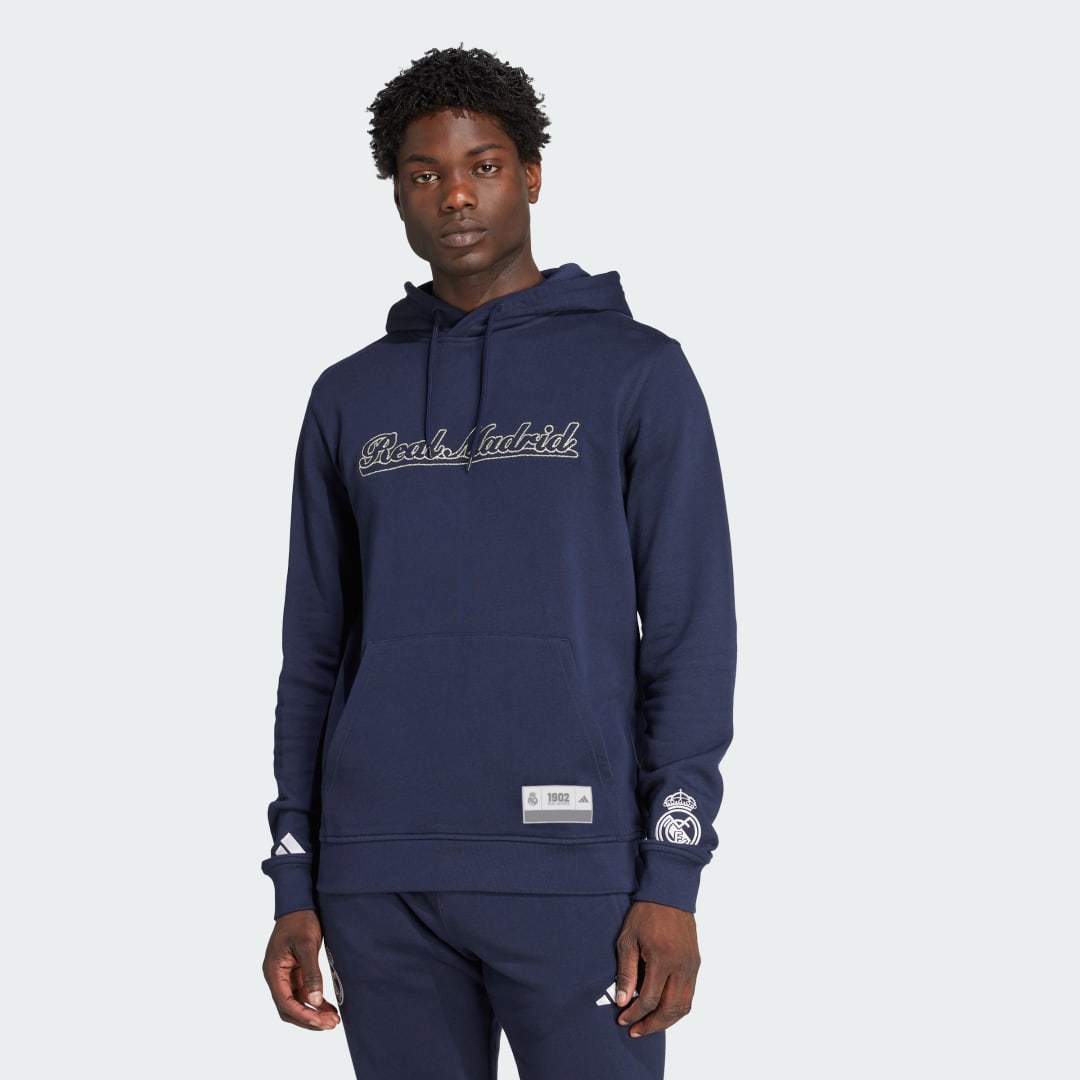 Mikina adidas Performance Real Madrid US Pack Hoodie Navy | JM2116, 0