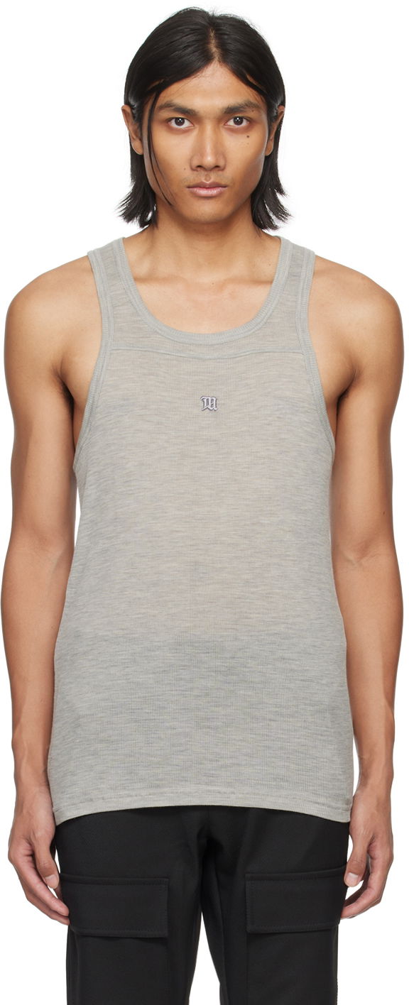 Tielko MISBHV The M Tank Top Šedá | 231M134, 0
