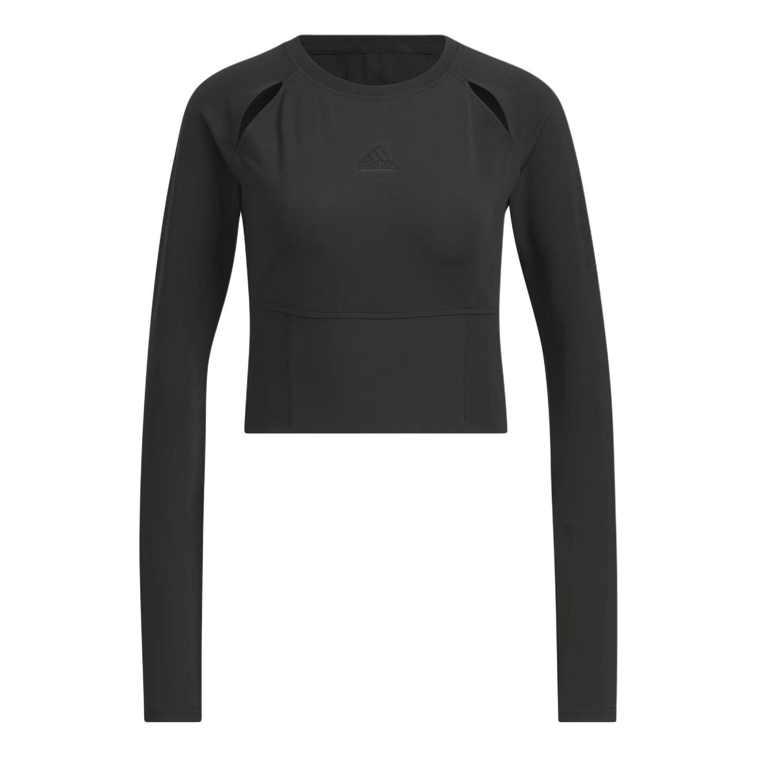 Crop Top adidas Originals Arknt Long Sleeve Crop Top Čierna | JJ1588, 0