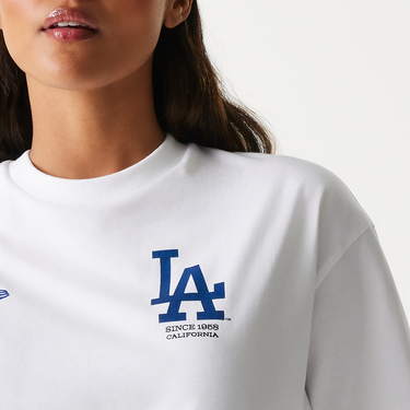 Tričko New Era MLB Los Angeles Dodgers Graphic Oversized T-Shirt Biela | 60667851-60667851, 5