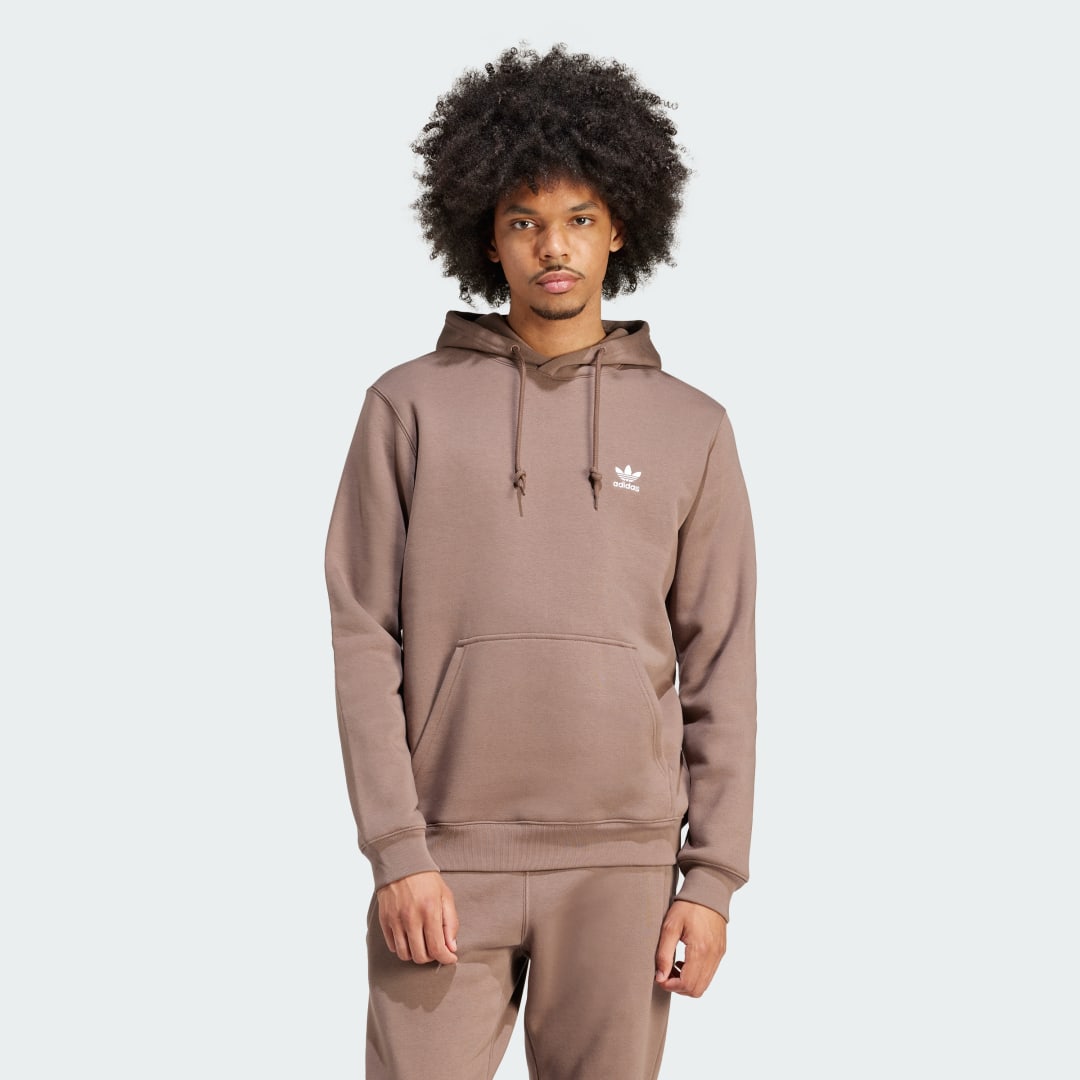 Mikina adidas Originals Trefoil Essentials Hoodie Béžová | IR7786, 0