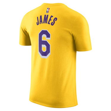 Tričko Nike Los Angeles Lakers T-Shirt Žltá | DR6380-728, 1