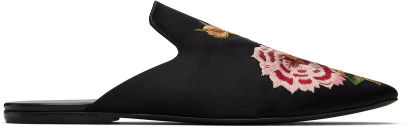 Tenisky a topánky Dries Van Noten Dries Van Noten Embroidered Mule Loafers Čierna | 252-021716-856
