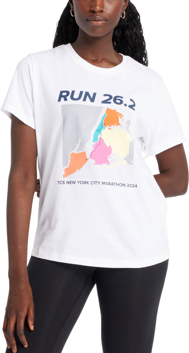 Tričko New Balance NYC Marathon Graphic T-Shirt Biela | wt43601m-wt