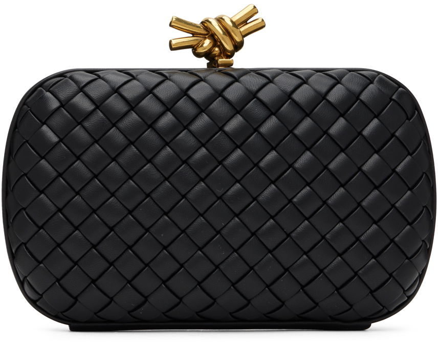 Kabelka Bottega Veneta Knot Minaudiere Clutch Čierna | 717622 V01D1, 0