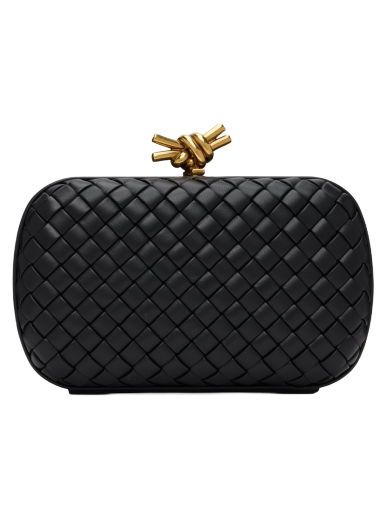 Kabelka Bottega Veneta Knot Minaudiere Clutch Čierna | 717622 V01D1