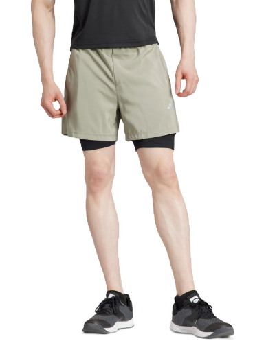 Šortky adidas Performance Gym+ Training 2-in-1 Shorts Zelené | IR8598